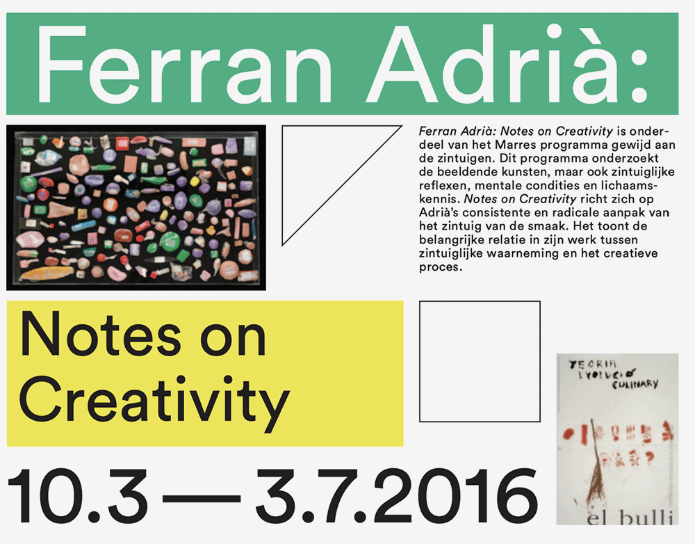 Ferran Adria cahier cover