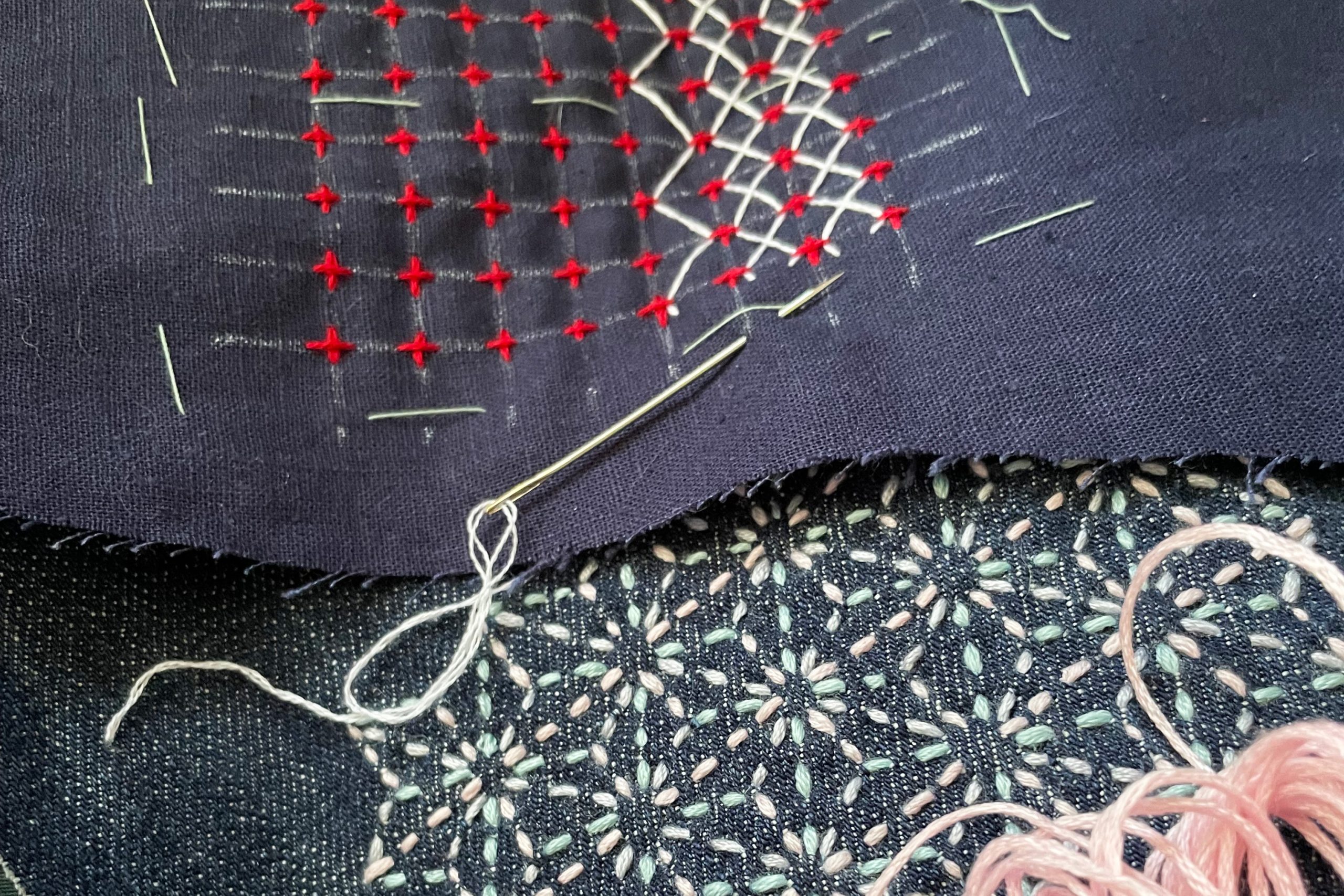 Sashiko-workshop voor beginners door Textile Textiel
