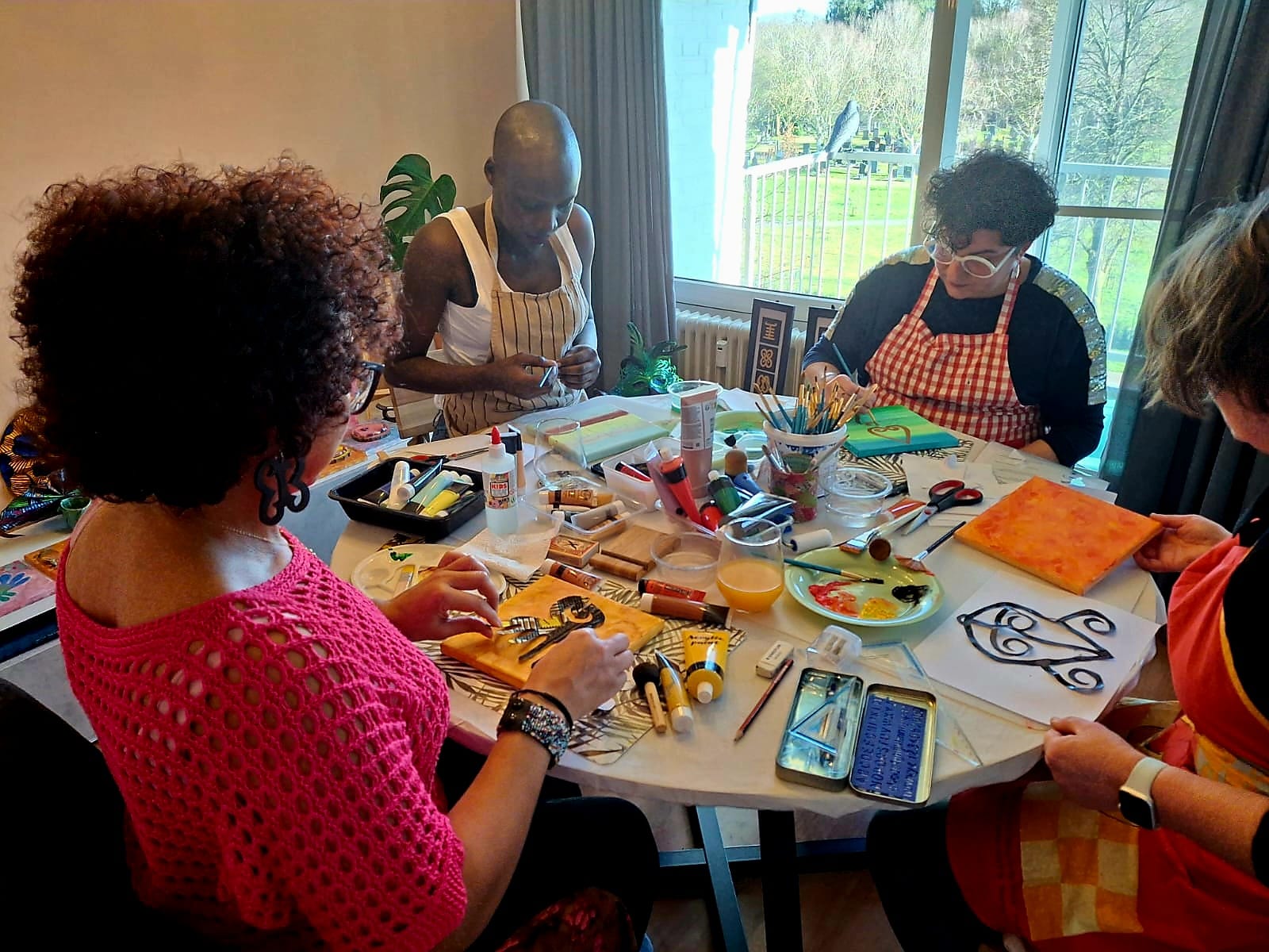 Workshop Adinkra Symbols @ Pascale's